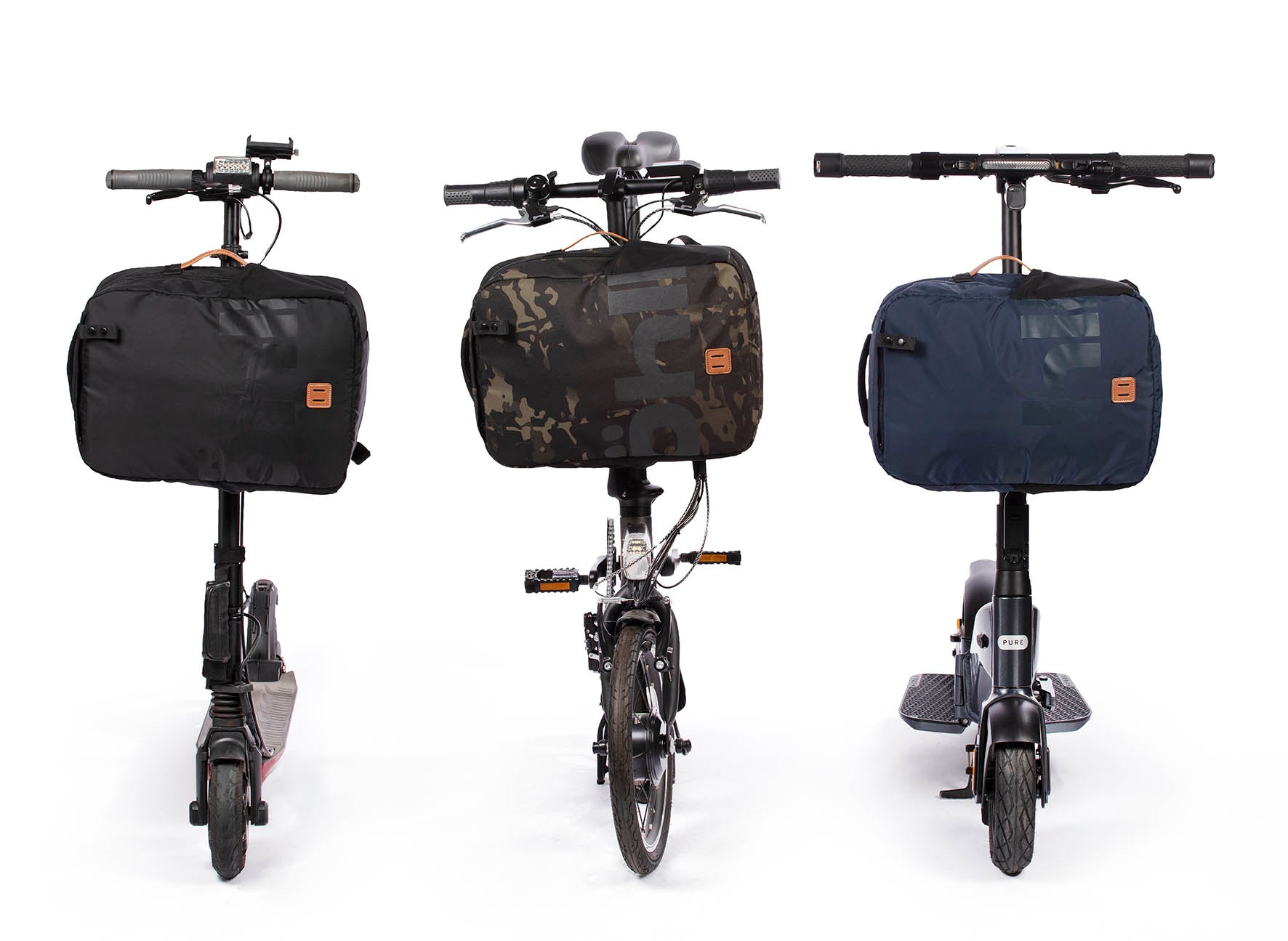Öhll Backpack black e-scooter camo folding bike Space Navy e-scooter