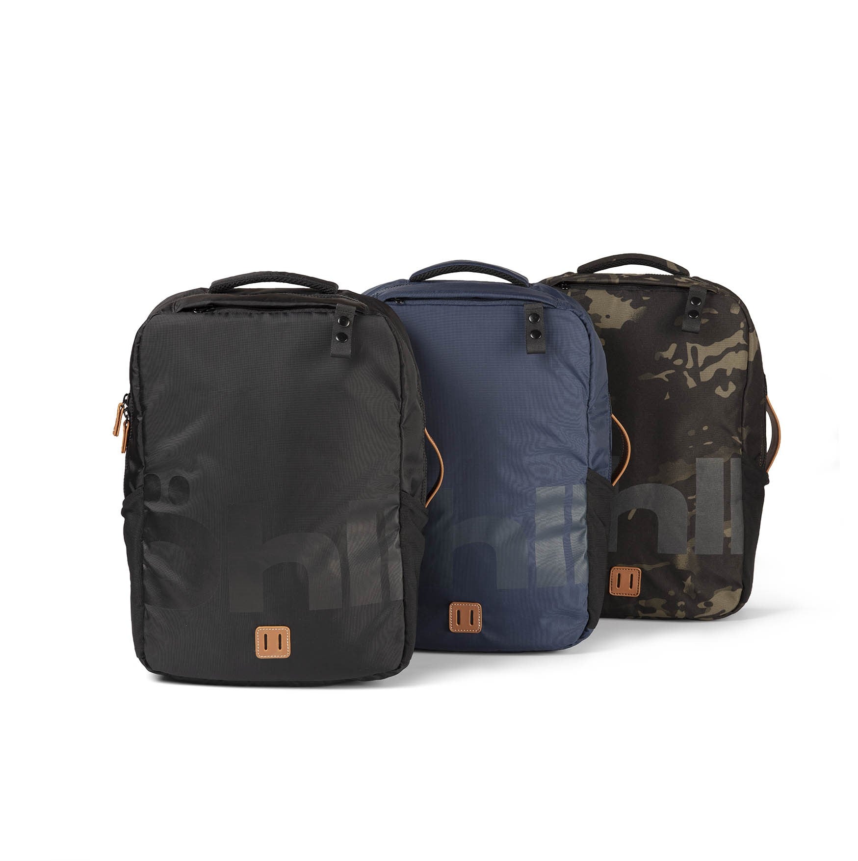Öhll Backpack Black SpaceNavy and Camo colors