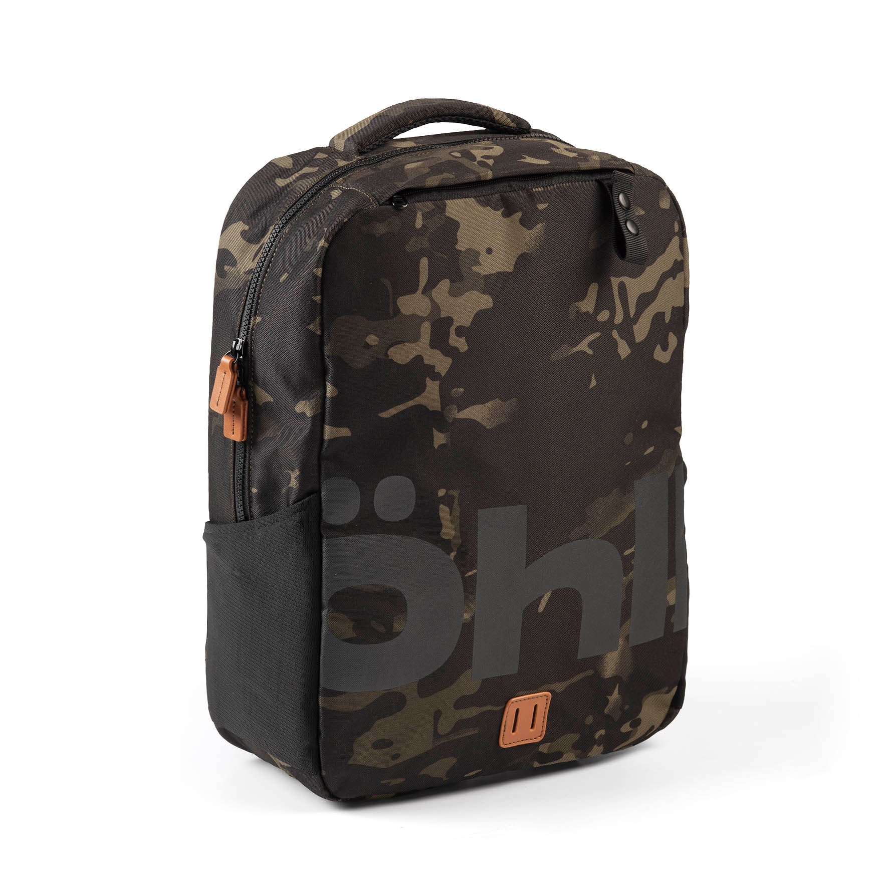 Öhll Backpack Camo 3/4 Front view left