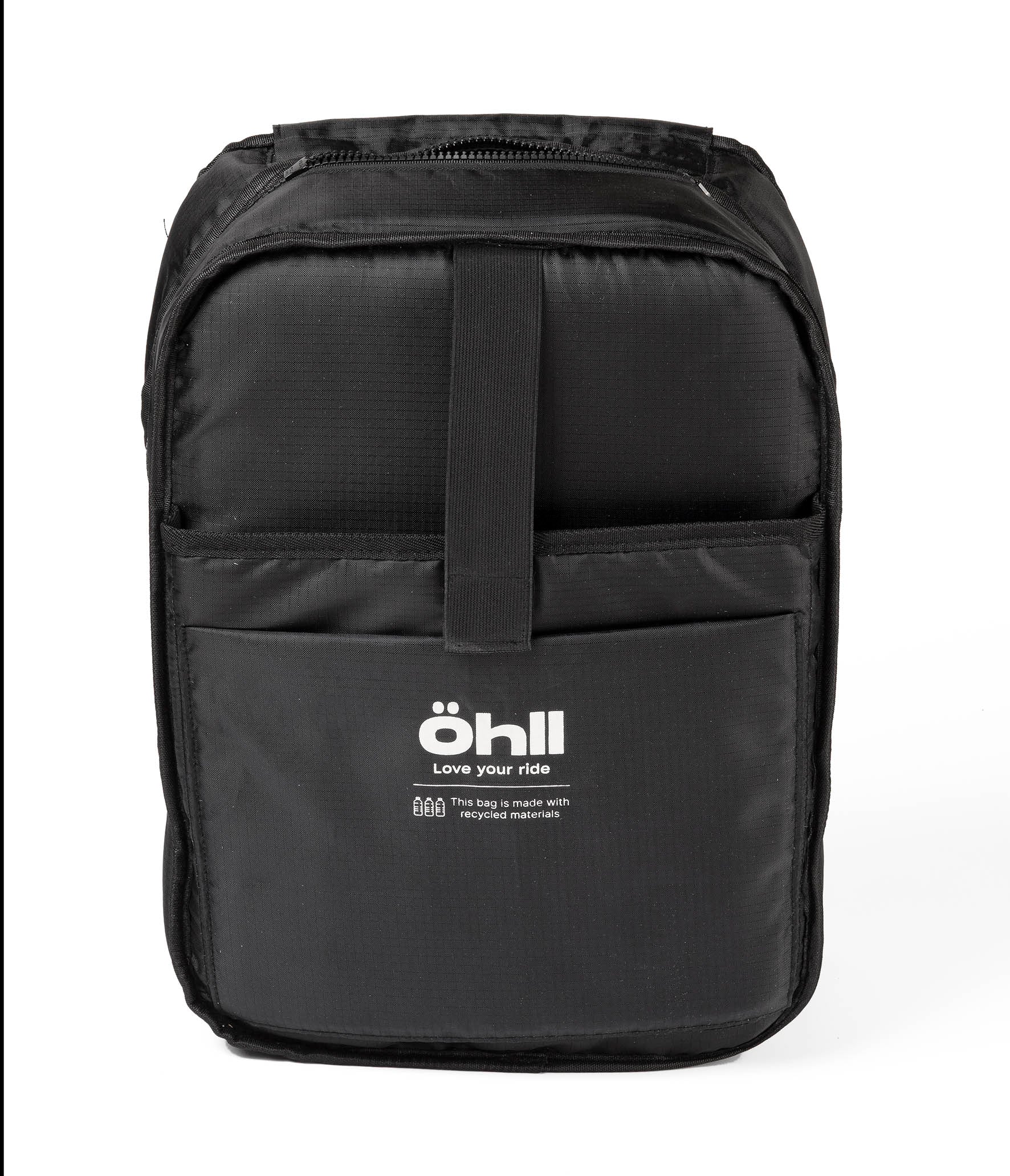 Öhll Backpack Black laptop and table sleeve inside rear