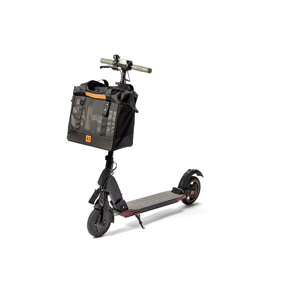E-scooter with the Öhll-in bag in black (e-scooter E-twow GT)